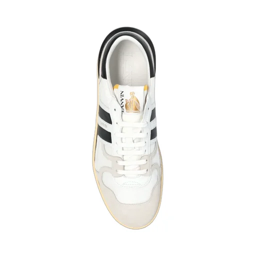 Panelled Lace-Up Sneakers