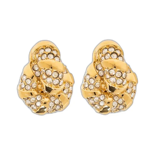 Embellished Knot Detailed Earrings