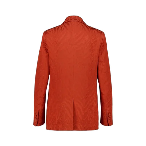 Textured Double-Breasted Jacket