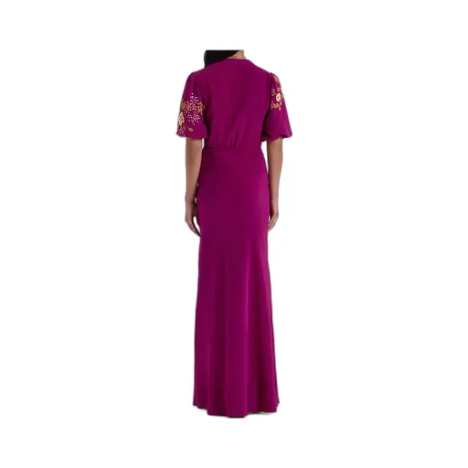 Silk V-Neck Dress