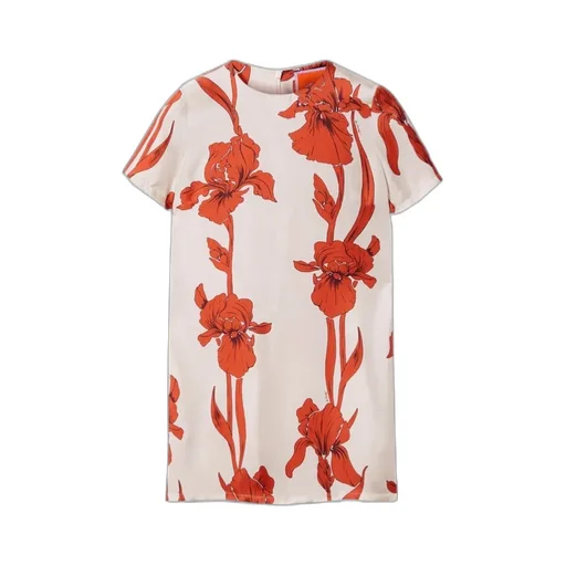 Iris Print Mini Dress