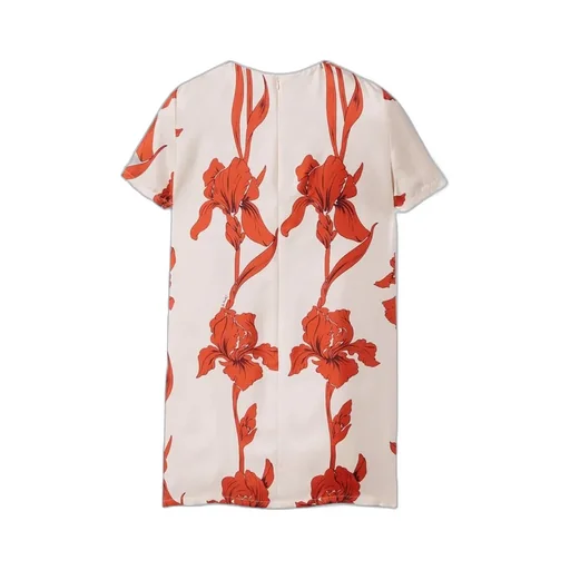 Iris Print Mini Dress