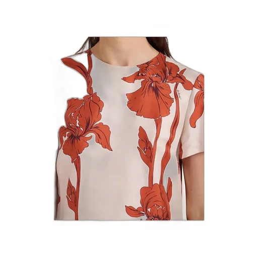Iris Print Mini Dress