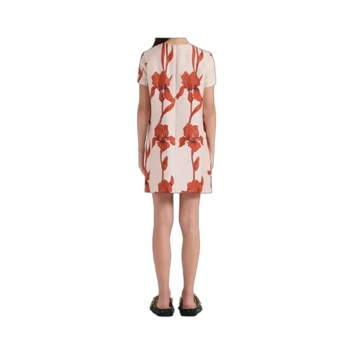 Iris Print Mini Dress