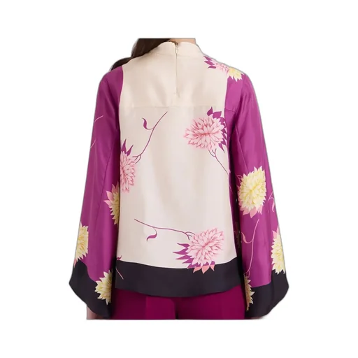 PlacÉE Floral Silk Top
