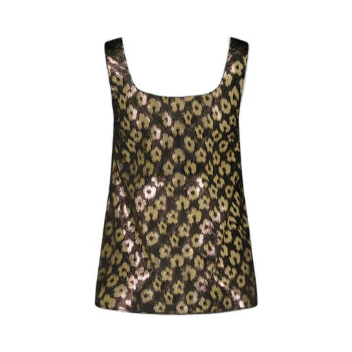 All-Over Print Silk Top