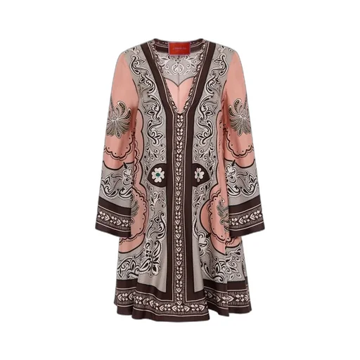 Printed Wrap Dress