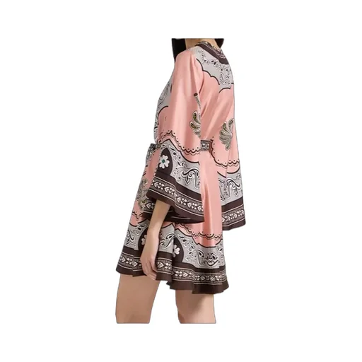 Printed Wrap Dress