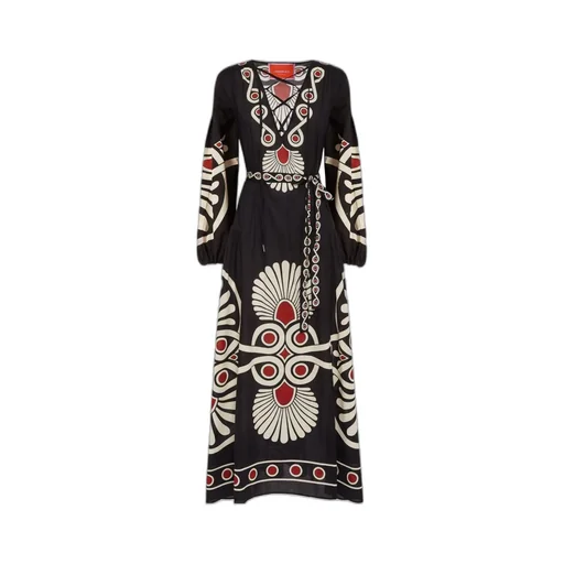 Viviana Geometric-Print Dress