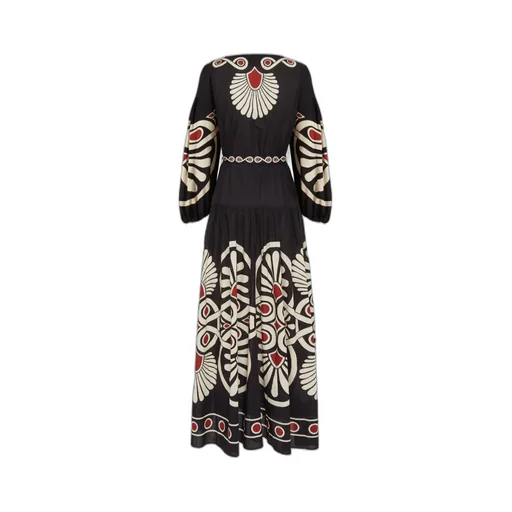 Viviana Geometric-Print Dress