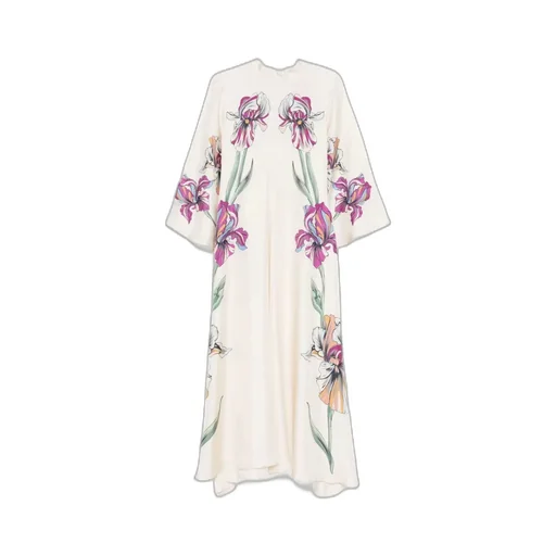 Iris Print Maxi Dress