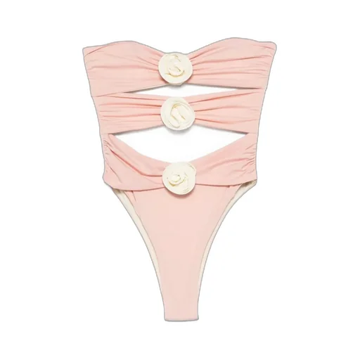 3D Floral One-Piece Swimsuit