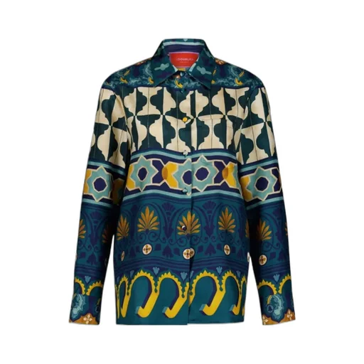 Boy Graphic-Printed Satin Shirt