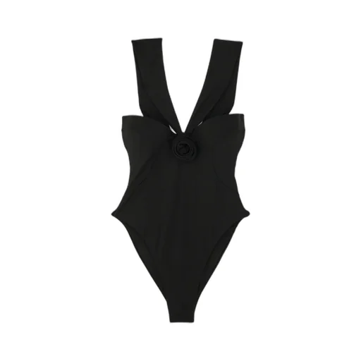 Off-Shoulder One-Piece Swimsuit