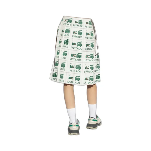 Embroidered Pleated Skirt