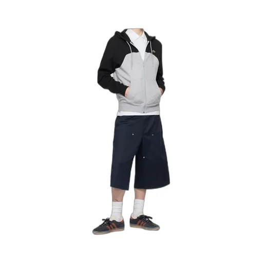 Colorblock Zip Hoodie