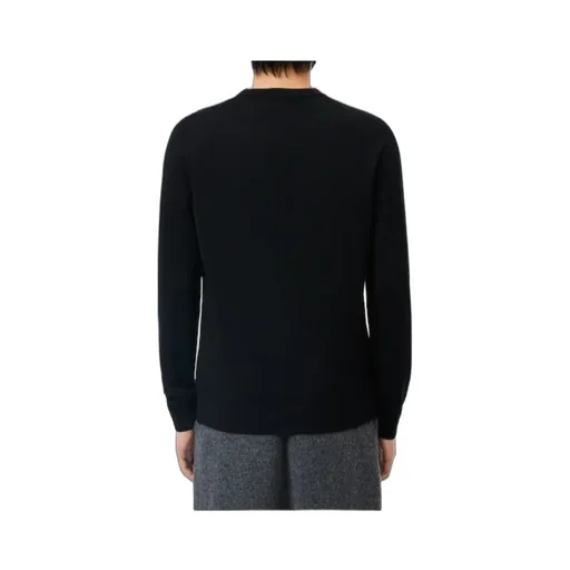 Logo Patch Crewneck Knitted Jumper