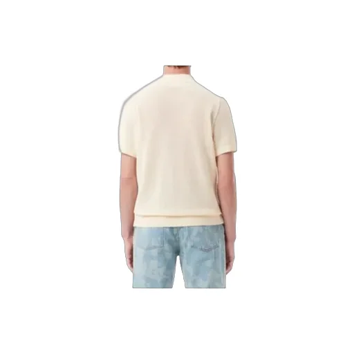 Short-Sleeved Knitted Polo Shirt