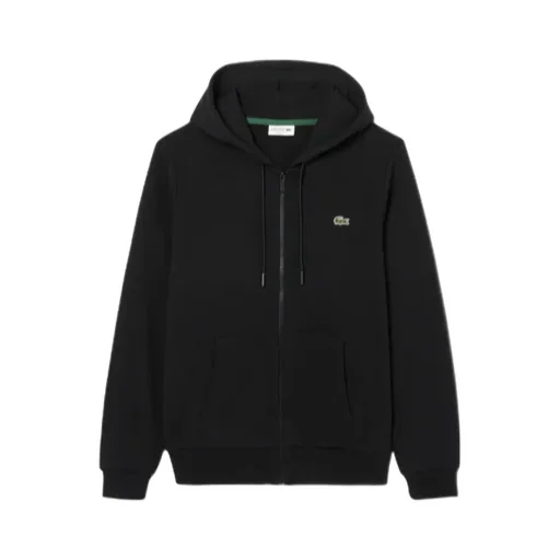 Logo Patch Zipped Hoodie