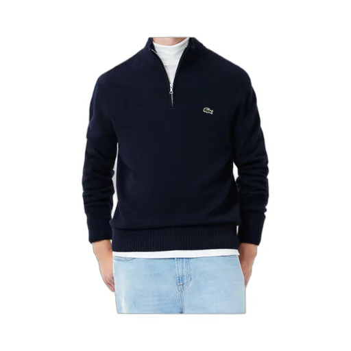 Zipped High Neck Jumper