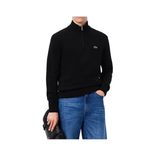 Half-Zip Mock-Neck Sweater