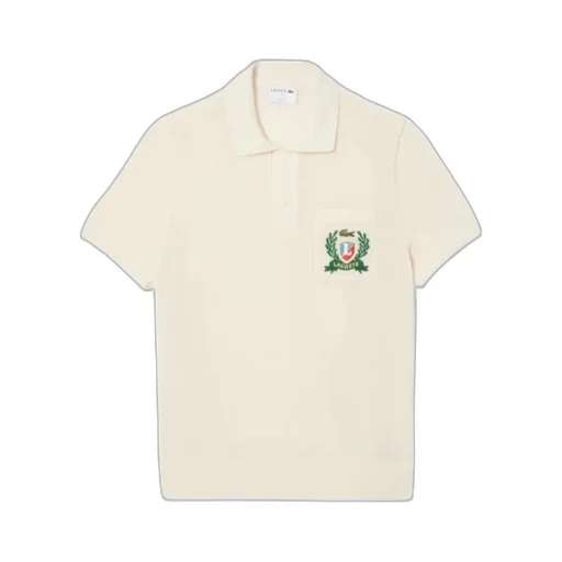 Short-Sleeved Knitted Polo Shirt