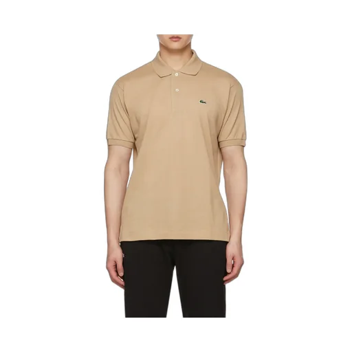 Polo Shirt With Logo Rib Collar