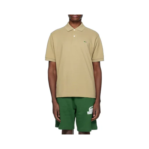 Polo Shirt With Logo Rib Collar