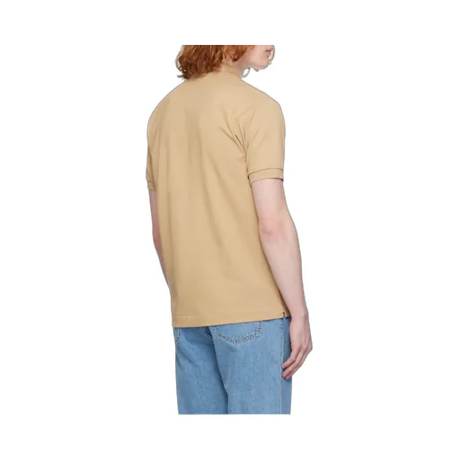 Polo Shirt With Logo Rib Collar