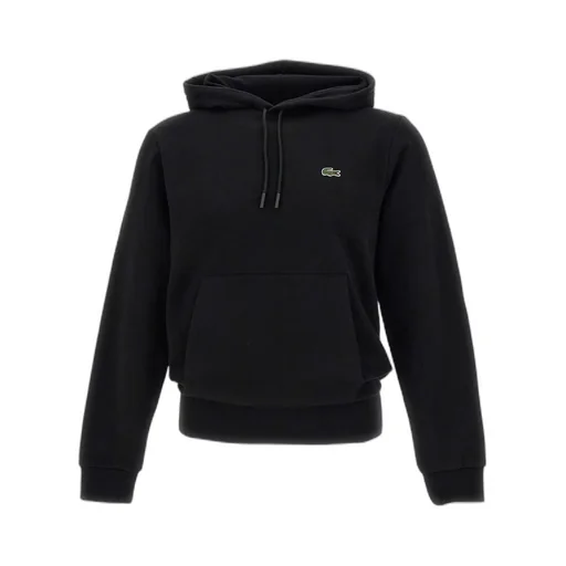 Logo Embroidered Drawstring Hoodie