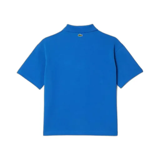 Crocodile-Embroidered Piqué Polo Shirt