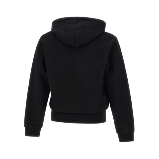 Logo Embroidered Drawstring Hoodie