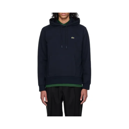 Logo Embroidered Drawstring Hoodie