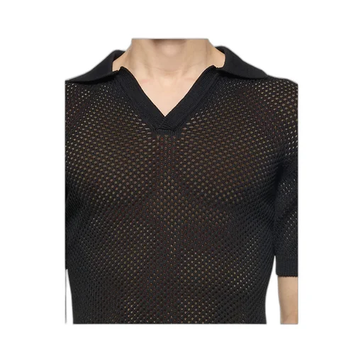 Knitted Polo Shirt