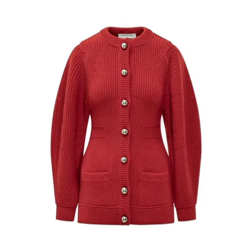 Balloon Sleeved Cardigan