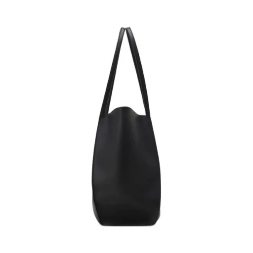 Clasp-Closure Top Handle Bag