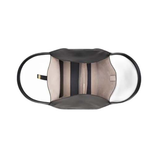 Clasp-Closure Top Handle Bag
