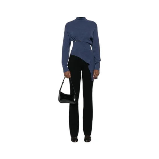 Safety-Pin Knitted Top