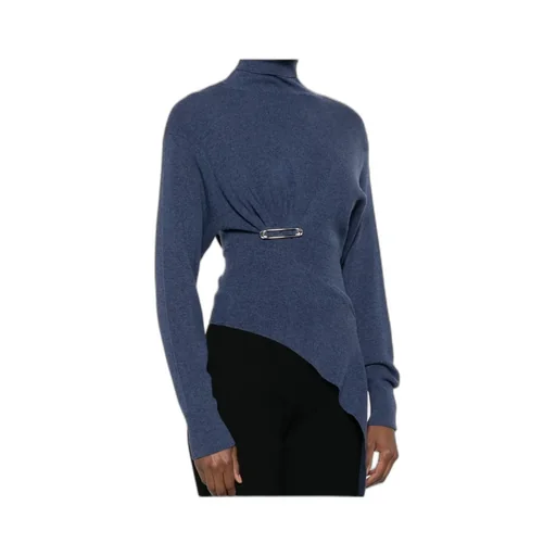 Safety-Pin Knitted Top