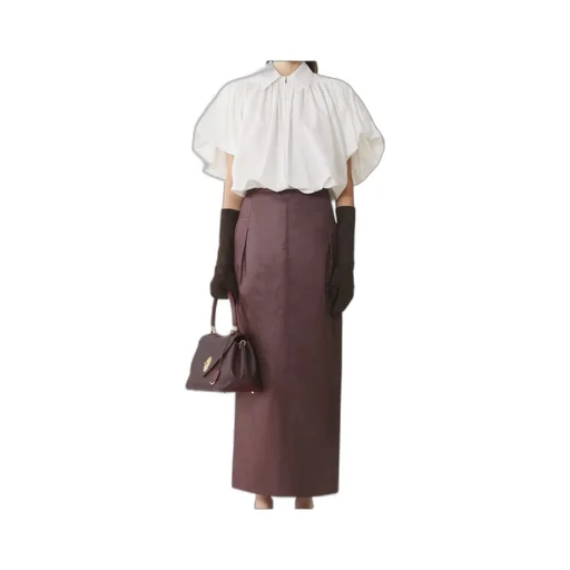 Puff Sleeved Gathered Top