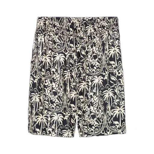 Wide Leg Bermuda Shorts