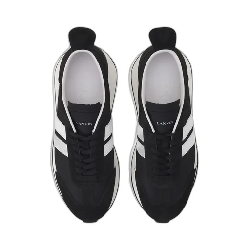 Bumper Mesh Lace-Up Sneakers