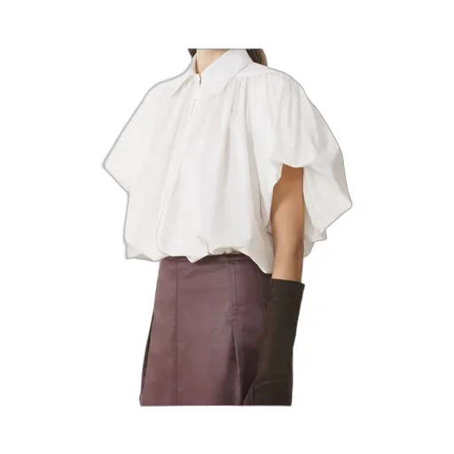 Puff Sleeved Gathered Top