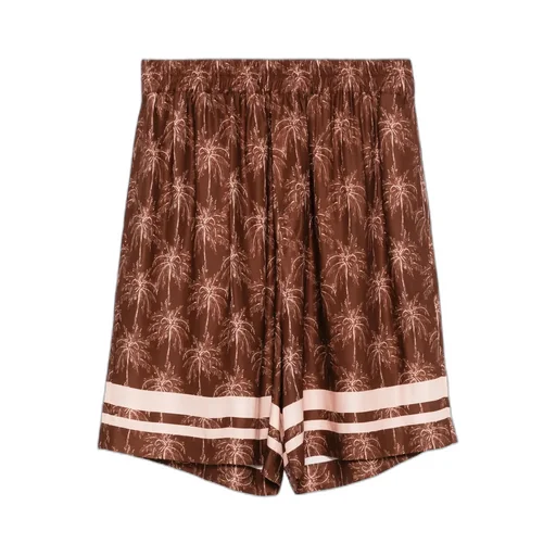 Wide Leg Bermuda Shorts