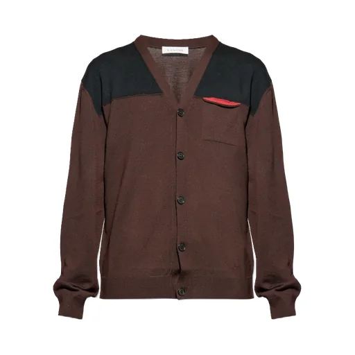 V-Neck Knitted Cardigan