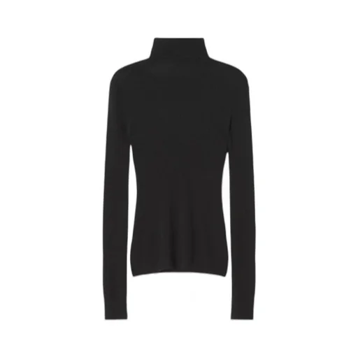 Ribbed Turtleneck Sweater
