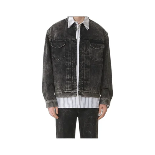 Long-Sleeved Crewneck Jacket