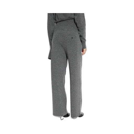 Mid-Rise Straight Leg Trousers