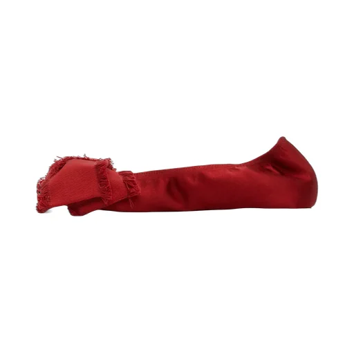 Satin Bow Ballet Flats