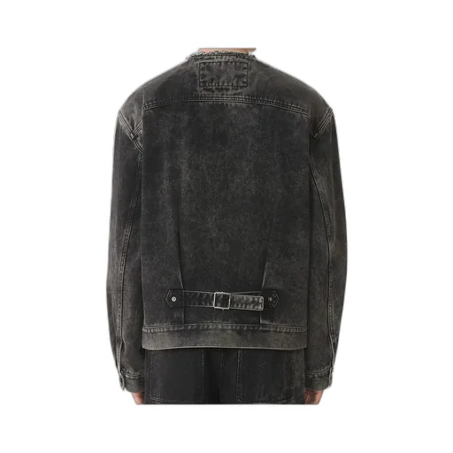 Long-Sleeved Crewneck Jacket
